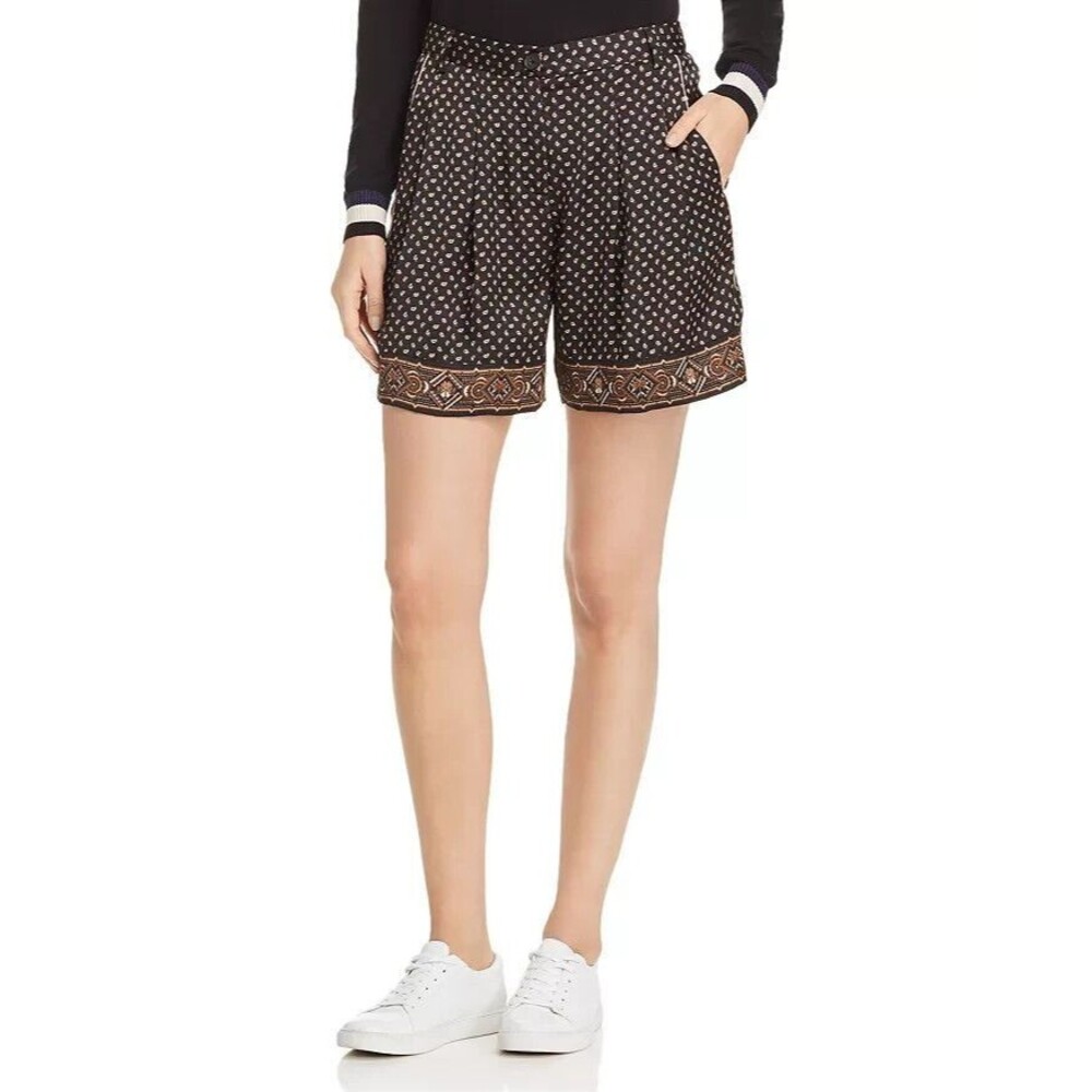 Scotch Soda Pleated Shorts Womens Size Small Raffia Town Ultralight
